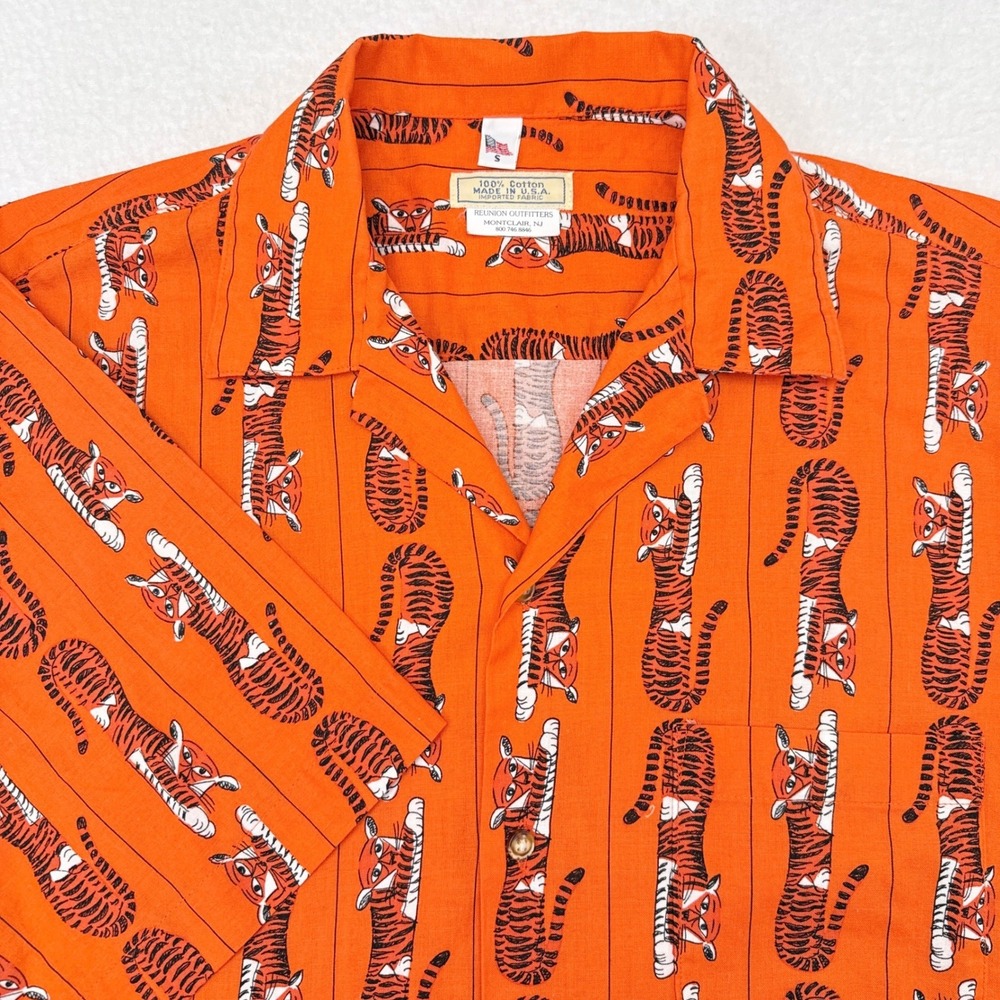 Vintage Reunion Outfitters Princeton Tigers Shirt Size Small Rare University USA